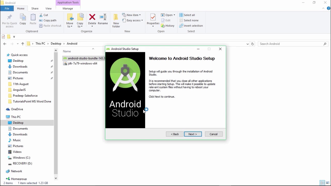 Android App Development for Beginners - part 6 - Installation - YouTube