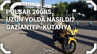 Bajaj Pulsar 200Rs Uzun Yolda Nasıldı? Rpm