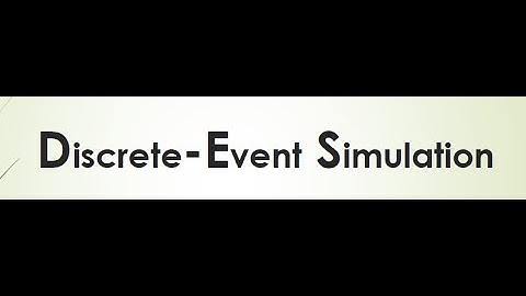 Discrete-Event Simulation