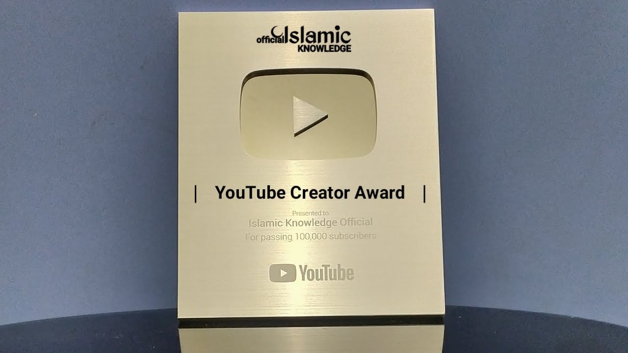 Official Youtube Button