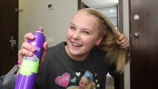 Jojo Siwa killing her hair for almost \\