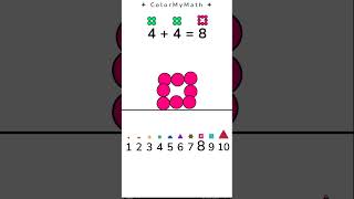 Introducing Doubles to Toddlers: A Visual Math Lesson #kindergartenmath #toddlermath #ColorMyMath