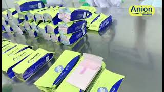 Manufacturing Unit of Anion Sanitary Napkins in China