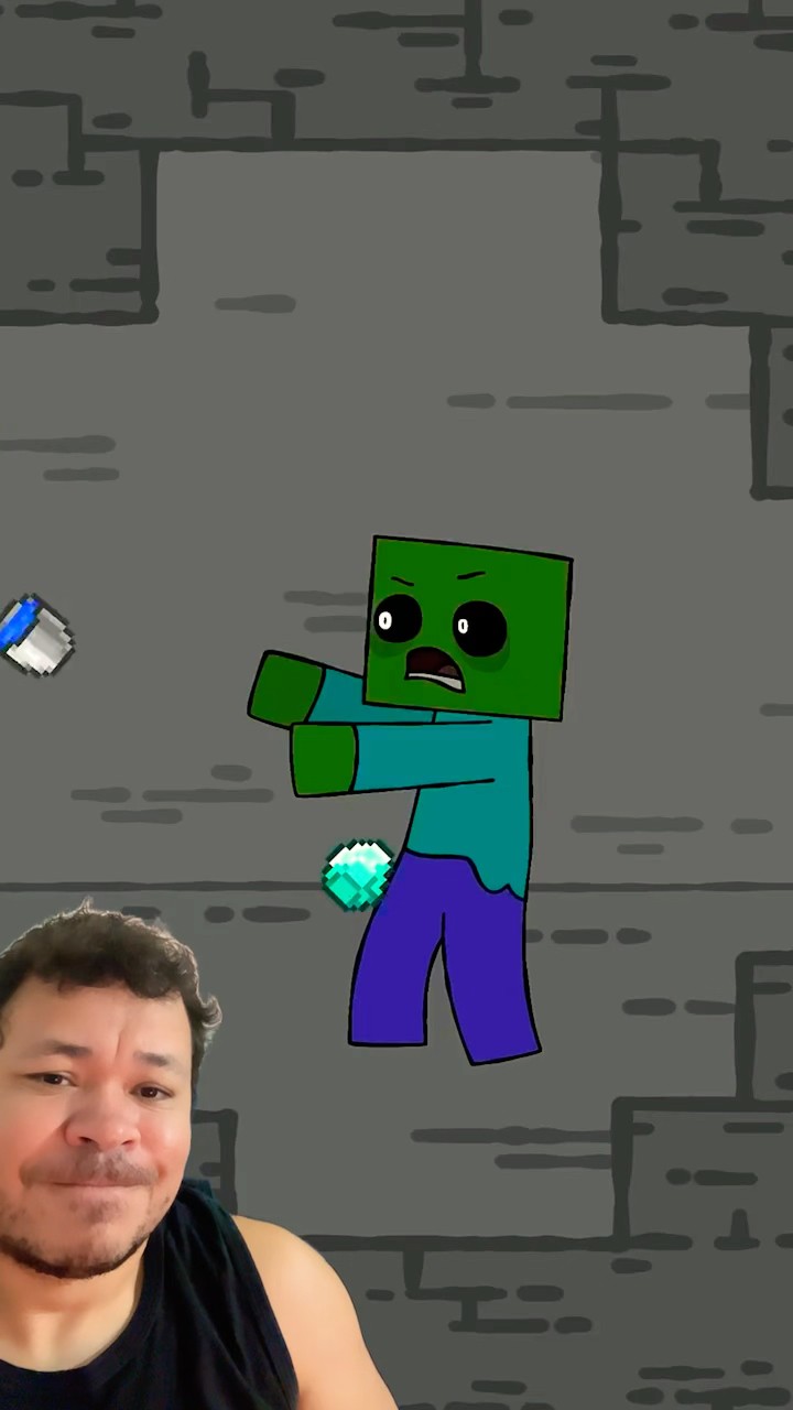 QUANDO VOCÊ ESTÁ BRINCANDO COM SEU AMIGO #mayumigames #minecraft #shortsvideo