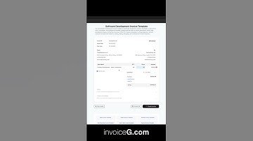 Software Development Invoice Template #invoicegenerator #invoicetemplate
