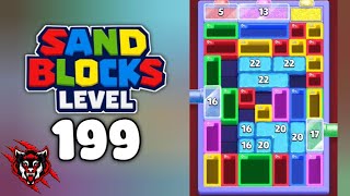 Sand Blocks Drop Puzzle Level 199 Game Walkthrough