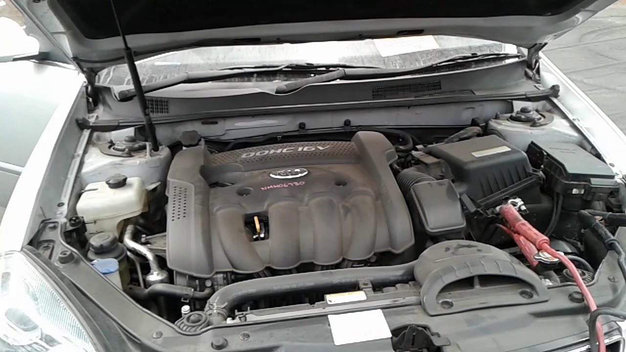 2009 KIA MAGENTIS 2.4 ENGINE TEST NMW06780 - YouTube