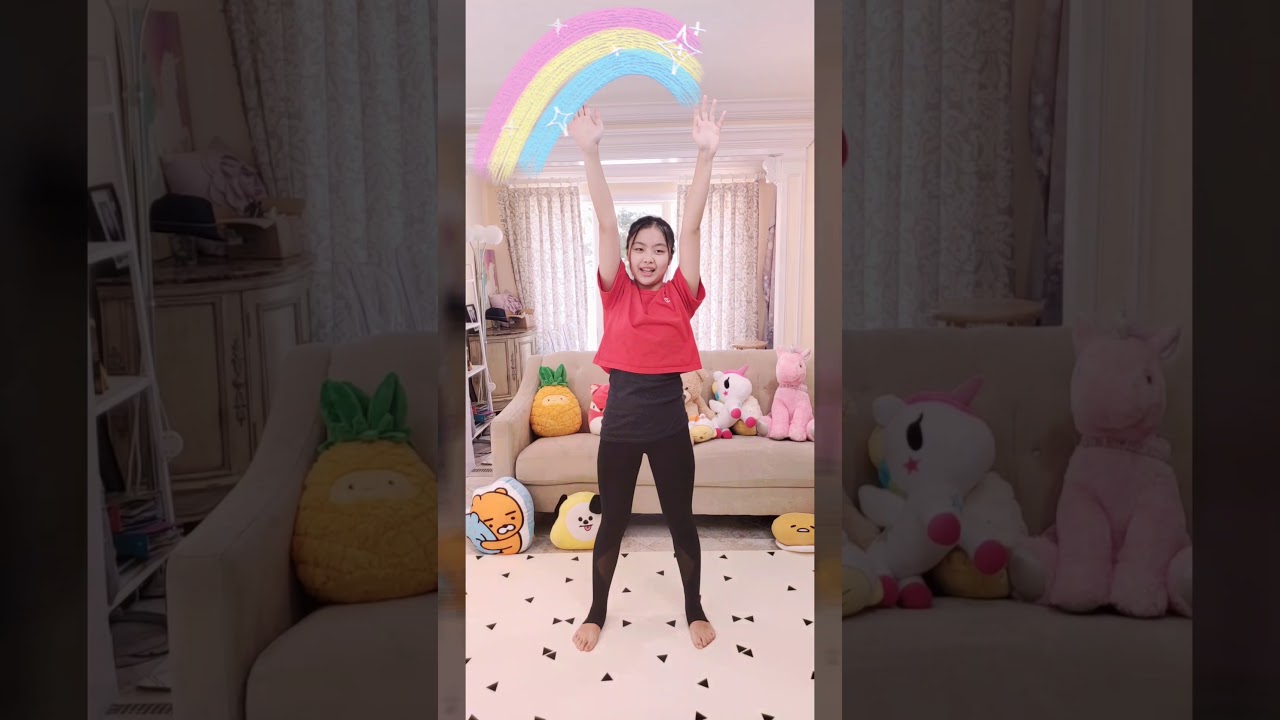 1st Stretching Video for Children! - Stretch with SOL sisters and grow tall~ : 아이들 키 크는 스트레칭