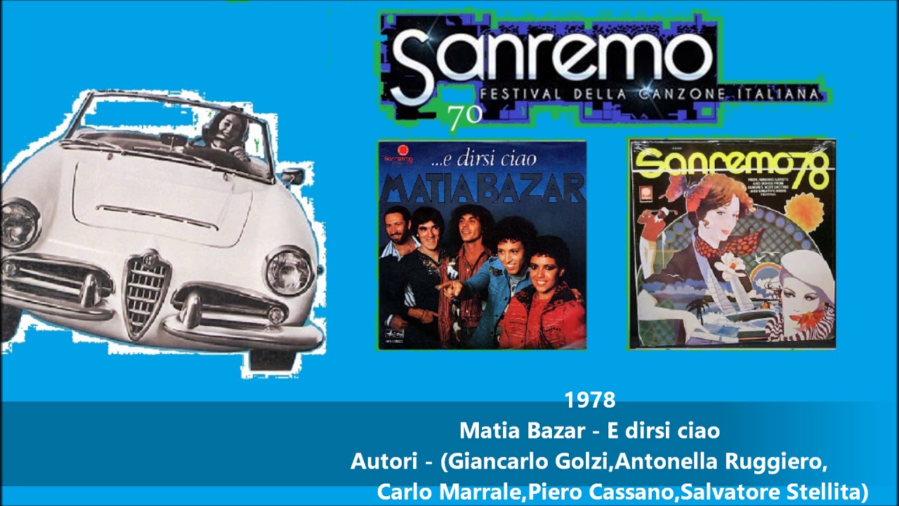 Matia Bazar Canzone Che Ha Vinto Sanremo