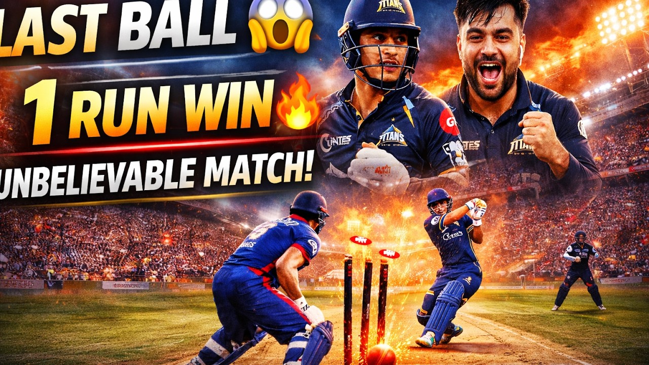 DC vs GT Highlights 2026 🔥 Last Over Thriller | 1 Run Win 😱 IPL Match ...