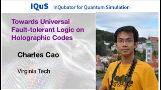 Charles Cao Towards Universal Faulttolerant Logic On Holographic Codes