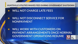 Huntsville Utilities Waives Fees During Government Shutdown | Oct. 16, 2025 | News 19 at 5 p.m.