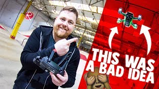 FLYING A DRONE IN THE SKATEPARK! **DJI SPARK**
