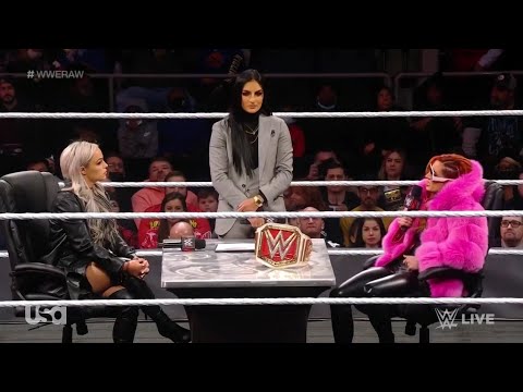 Becky Lynch And Liv Morgan Contract Signing