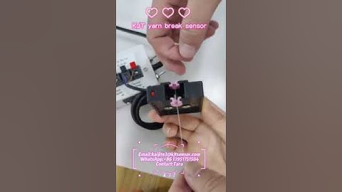 KJT Textile cantactless Yarn Photoelectric Sensor High dection for 0.02m Thinnest