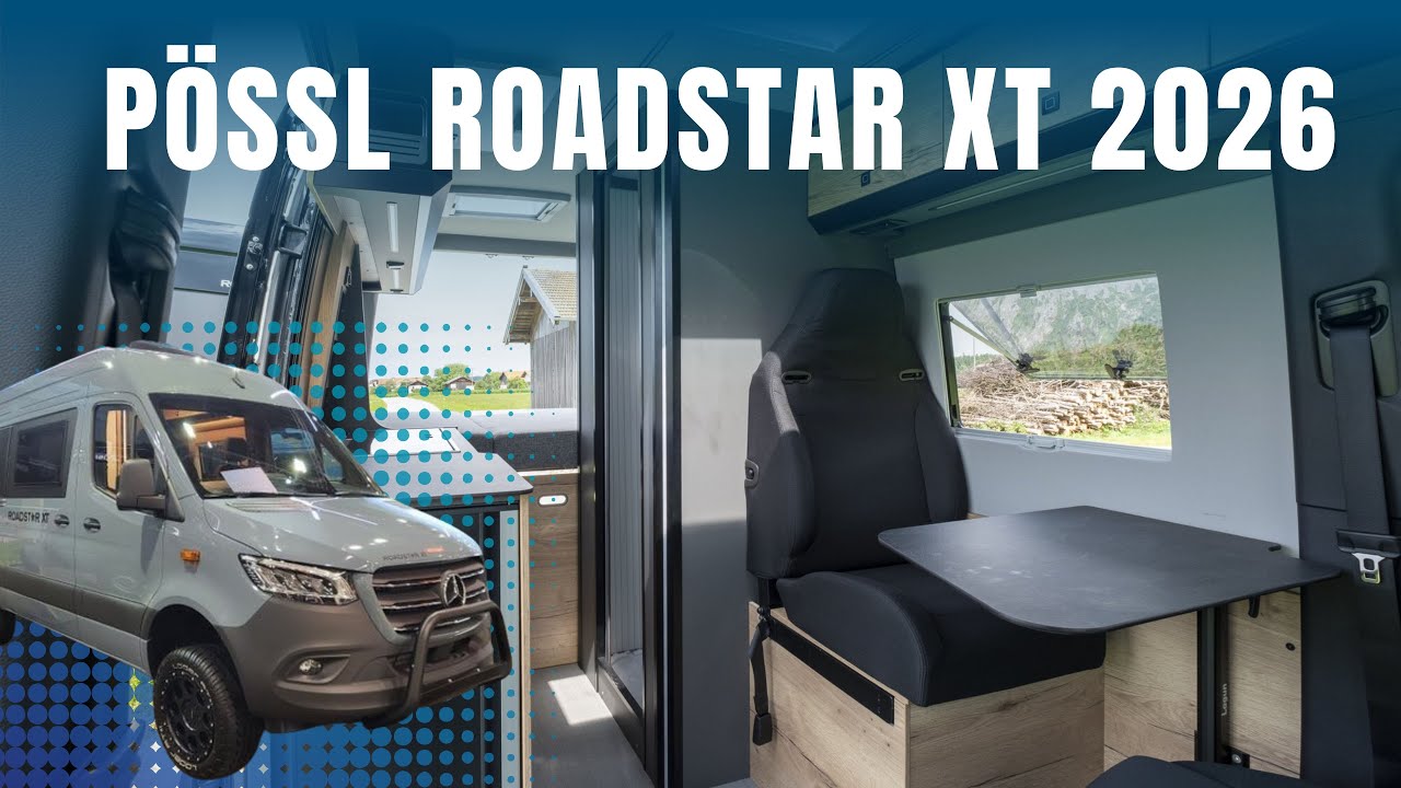NUR 90.000 €! Billigster Allradsprinter Pössl Roadstar XT WOHNMOBIL KASTENWAGEN CAMPERVAN 2026