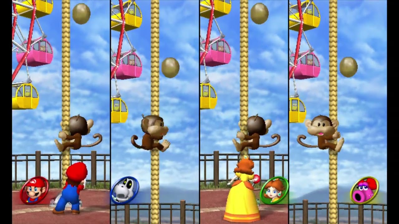 Automatic Mario Party 8 Goomba's Booty Boardwalk Tag Battle 50 Turns