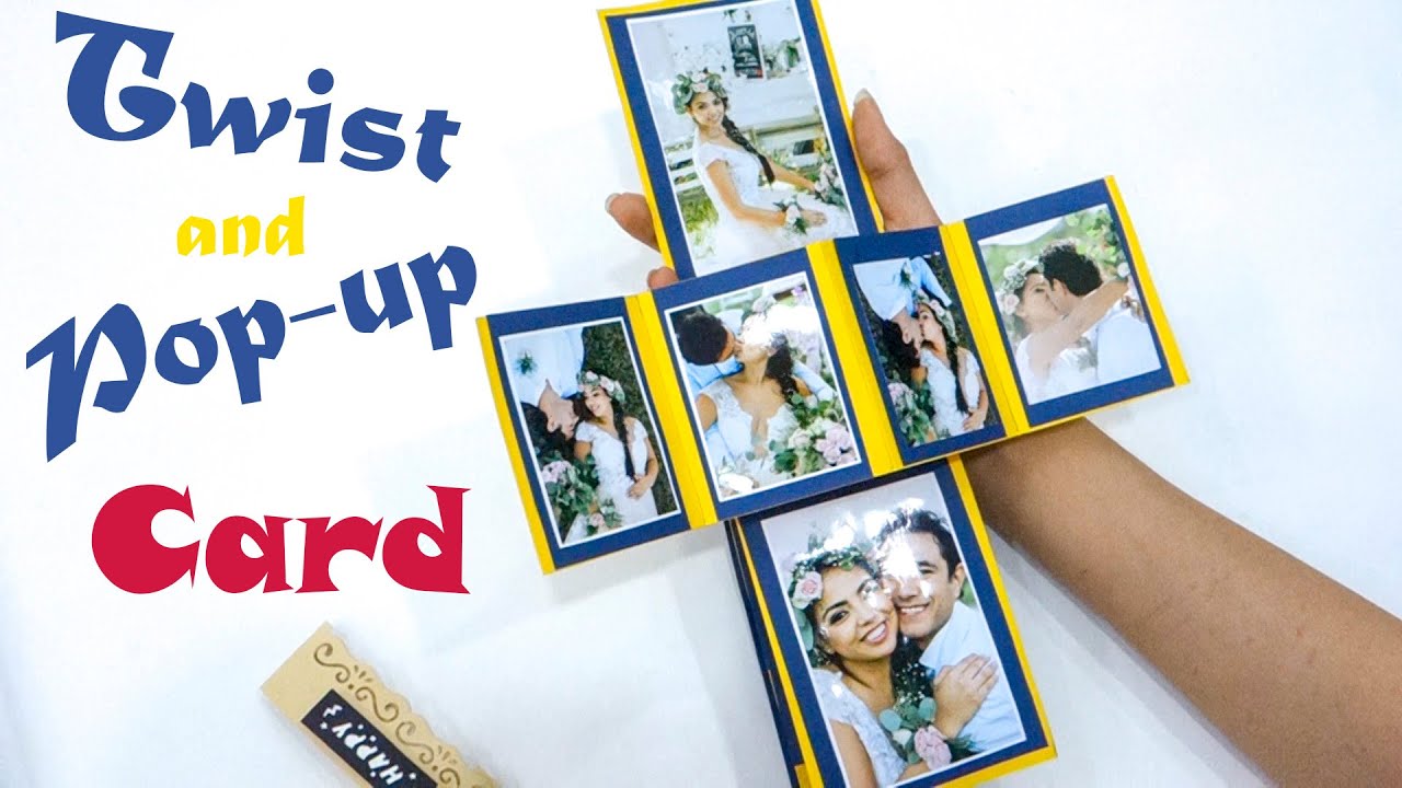 DIY -  Làm Thiệp Popup | How To Make Photo Pop-up Card