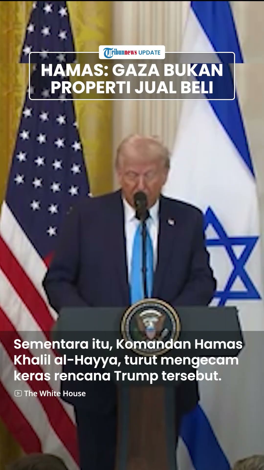 Hamas Murka Kecam Usulan Trump: Gaza Bukan Properti yang Bisa Diperjualbelikan dengan Bebas
