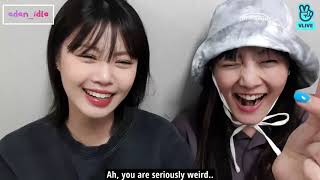Soojin who cringes at Minnie's new habit