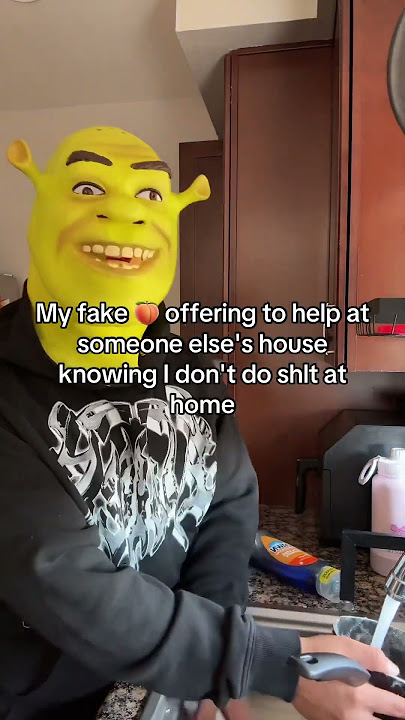 That one time Shrek washed the dishes #shrek #dishes #cleaning #daddy #home