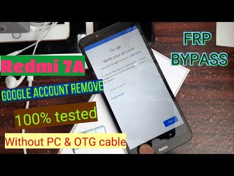 How to Frp bypass ..Redmi 7A _ google account remove
