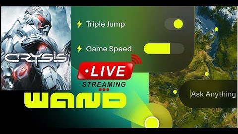 WAND (WEMOD) Trainer Cheats For Crysis Remastered #unlimitedhealth #unlimitedammo #noreload