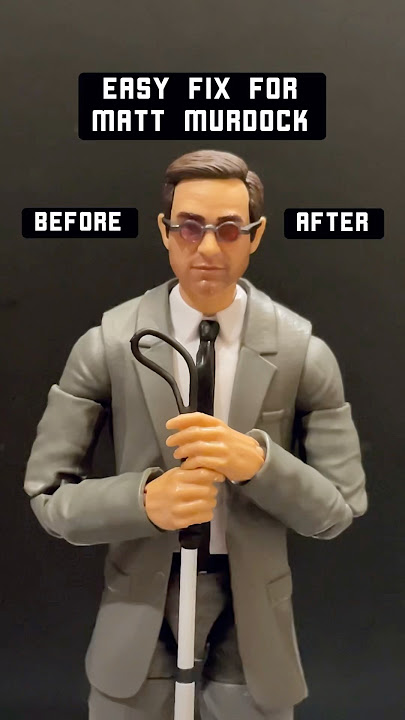Marvel Legends Daredevil: Matt Murdock Fix (Red Glasses) #shorts
