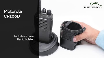 Motorola CP200D Radio Case with Metal Belt