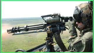 US Marines Firing GAU 21 Machine Gun & M134 Minigun AD MILITARY SOURCE