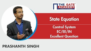 State Equation - Excellent Question - Gate Sol | Control System | EC/EE/IN