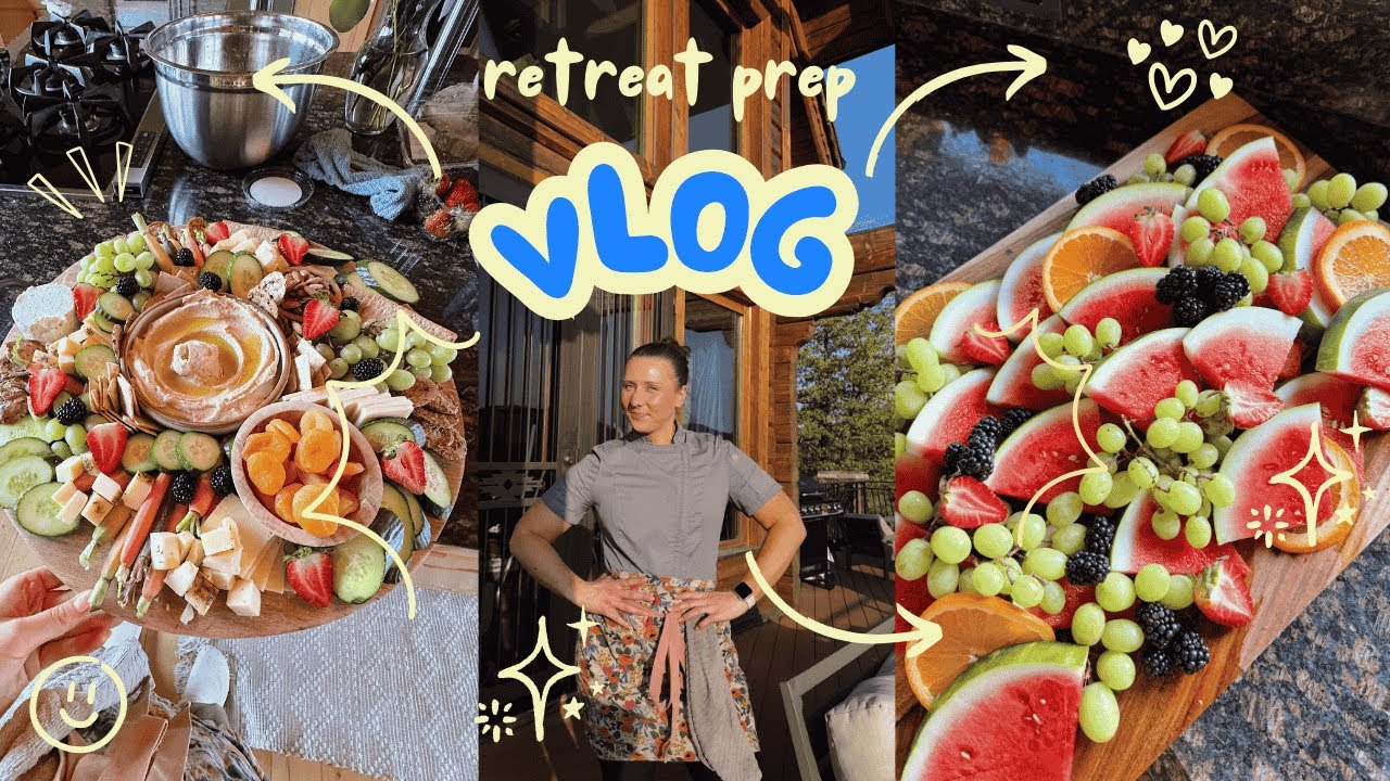 RETREAT PREP VLOG👩🏼‍🍳✨🌲🌾