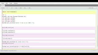 BlueJ : wap to accept 5 no in a[ ] and b[ ] in diff line and store their sum in c[ ] in diff line Profile
