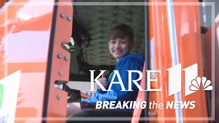Osseo students meet snowplow they helped name during MnDOT contest