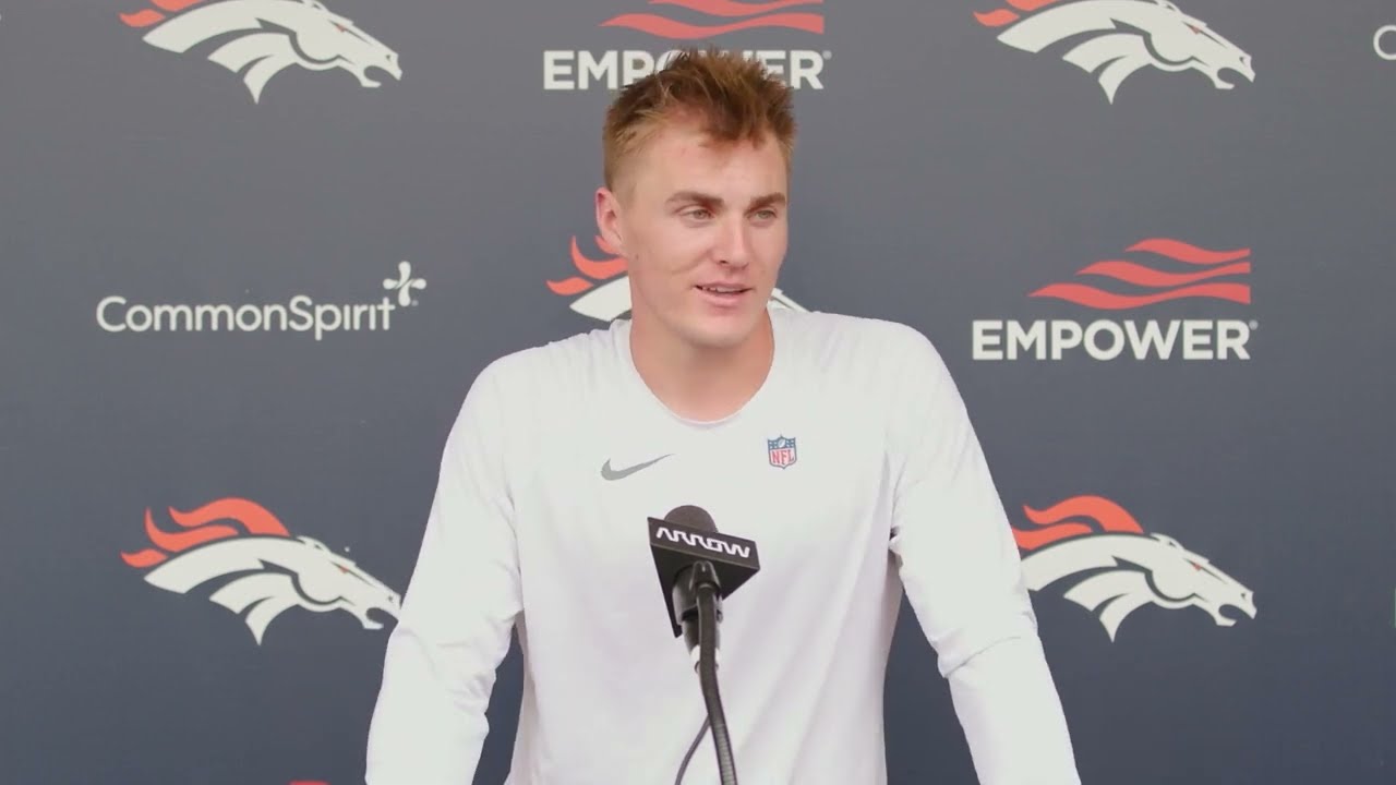 Denver Broncos QB Bo Nix Gives Thoughts on Veterans Courtland Sutton and Luke Wattenberg