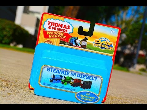 Thomas And Friends STEAMIE OR DIESEL? Promotional Mystery Box Wooden Toy Train