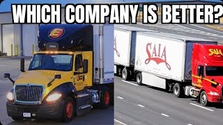 Saia or Estes which one is better?  #trucking #trucking jobs 