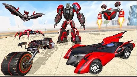 New Flying Bat Robot Bike Part-2 | Rescue City Flying Bat Robot Android GamePlay | By Game Crazy