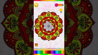 Mandala Color by Number Book