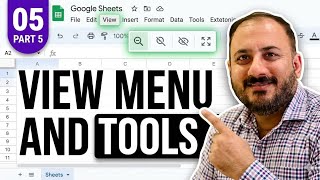Details Google Sheets: Master the View Menu and Tools for Enhanced Data Visualization #W3SKILLSET #gigz Guide