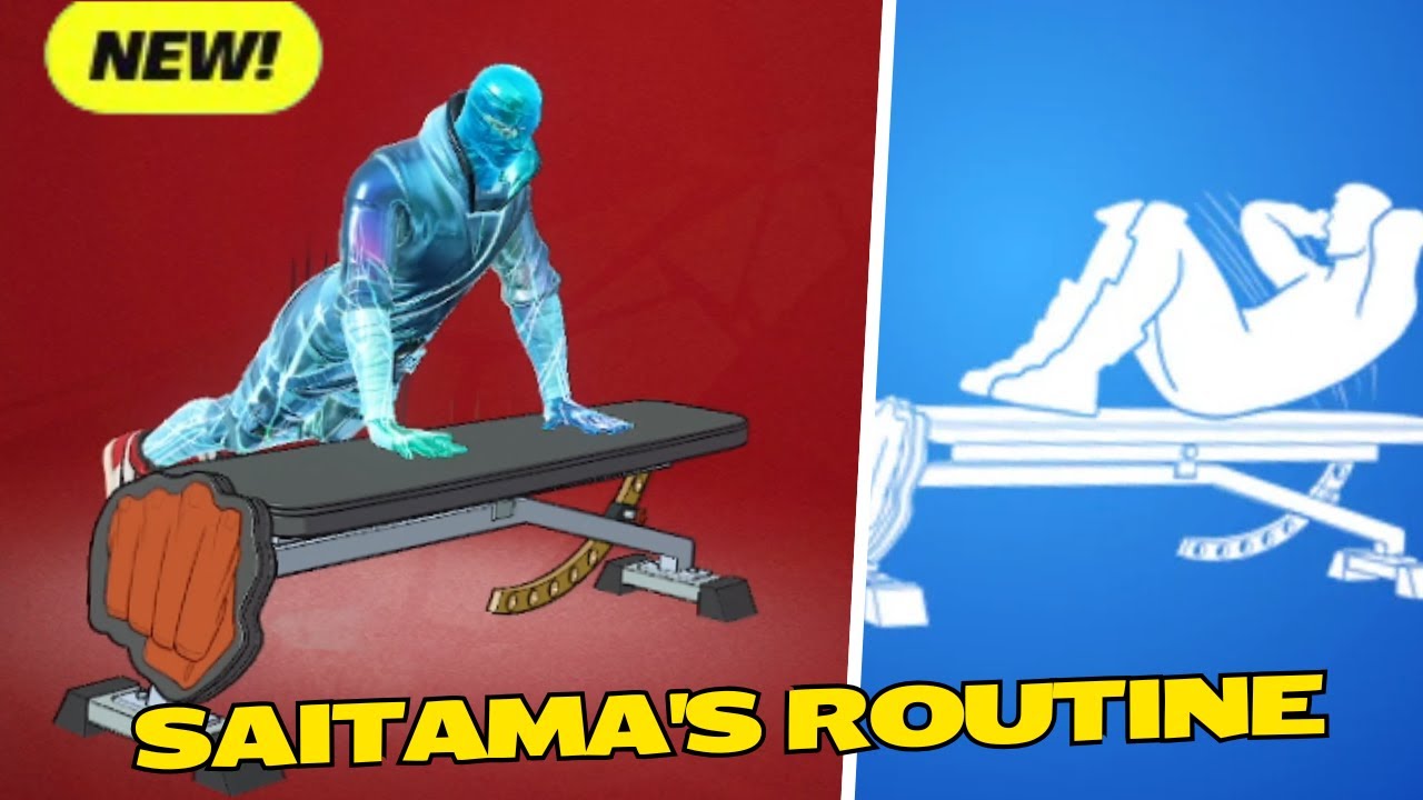 Saitama's Routine One Punch Man Fortnite Emote Dance *NEW*