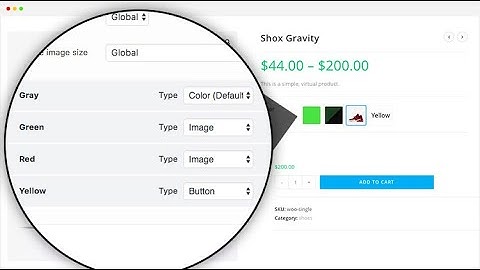 How To Create Custom Individual Product Attribute Variation Swatches For WooCommerce
