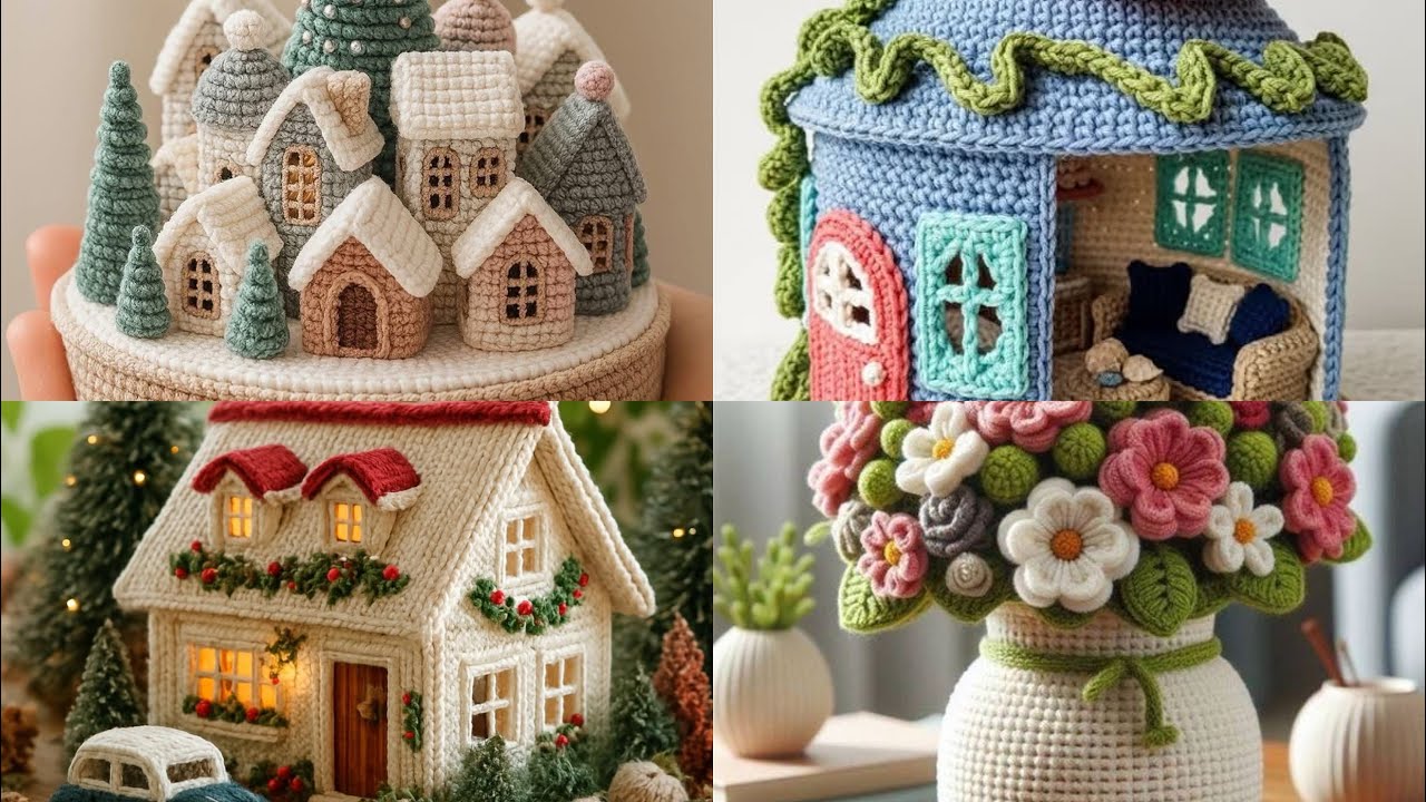 Most Beautiful and Attractive crochet handmade item and design || Home decor ideas part 1￼