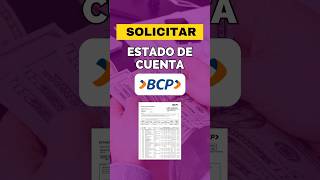 ✅Solicita Tu ESTADO DE CUENTA BCP POR LA APP ✅Solicita Tu ESTADO DE CUENTA BCP POR LA APP