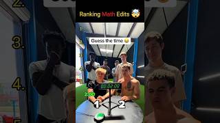 Ranking Math Edits 🤯➗ #funny