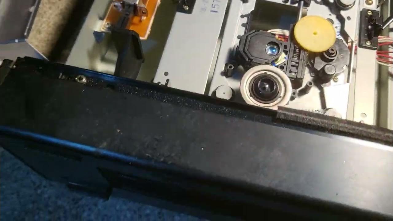 Onkyo DX 703 CD player belt change repair YouTube