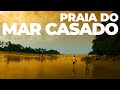 Mar Casado Beach in 4K at Guarujá in São Paulo - See Brazilian Landscapes