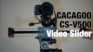 Unboxing CACAGOO CS-V500 Video Slider