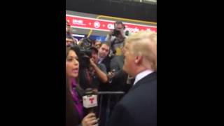 Periodista Hondureña Neida Sandoval Confronta A Donald Trump