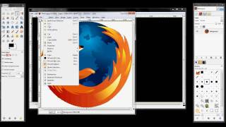 How to make a simple wallpaper using GIMP